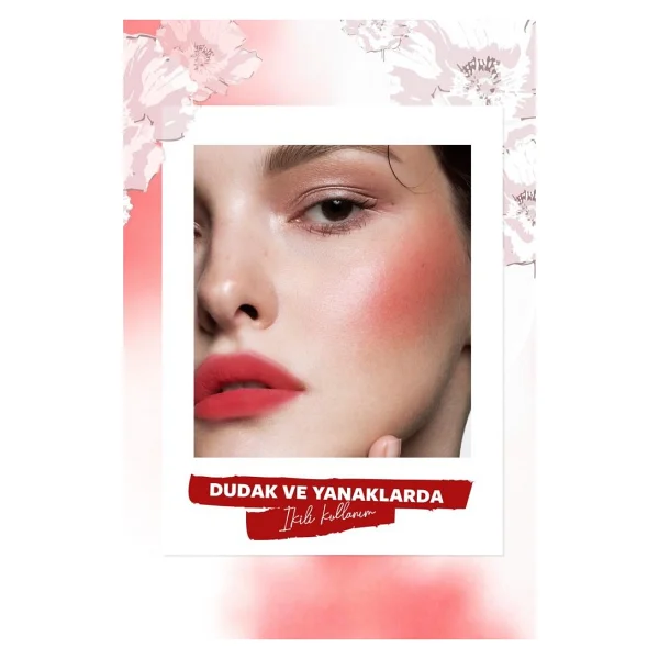 Pastel Full Bloom Lip & Blush 80 Blossom Ruj - Görsel 4