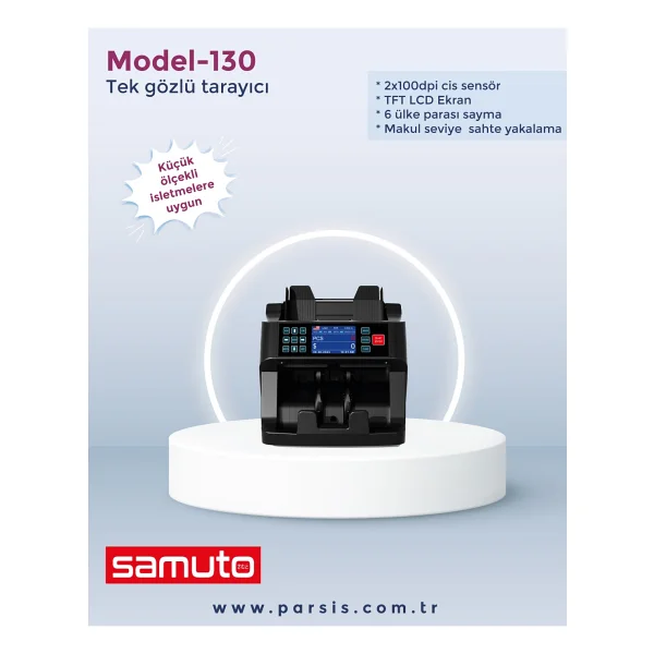 Samuto MODEL-130 6 Ülke Para Sayma Makinesi - Görsel 3
