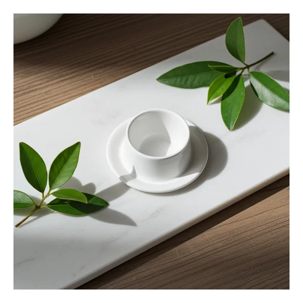 Külsan 1508.PW - 6'lı Beyaz Yumurtalık 8 Cm, Thermoset Melamin - Görsel 3