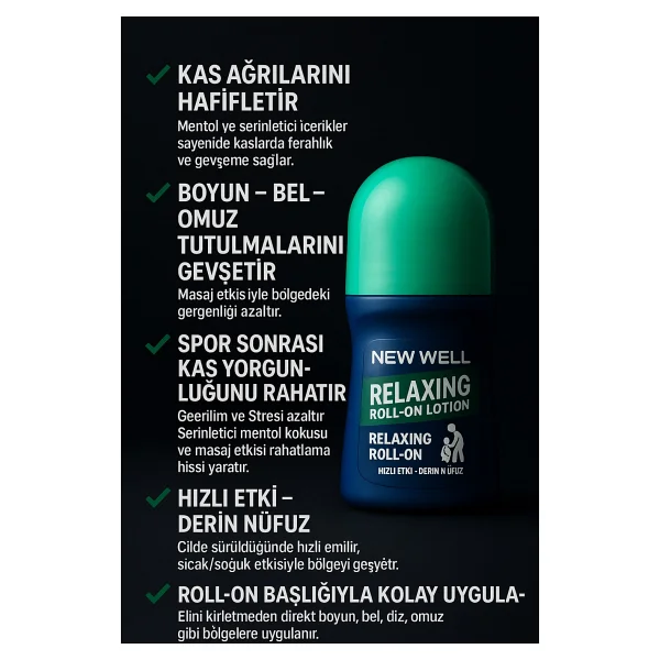 New Well Relaxing 50 ml Masaj Losyonu - Görsel 5