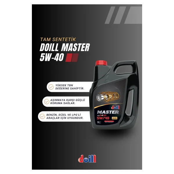Doill Master 5W-40 A3/B4 5 lt Motor Yağı - 2026 - Görsel 2