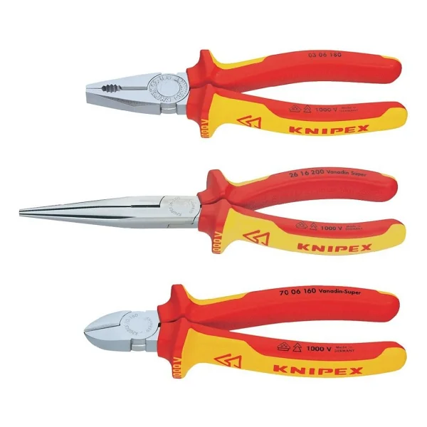 Knipex 00 20 12 3'lü Pense Seti - Görsel 3