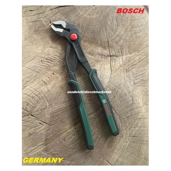 Bosch Karbon Çelik Ayarlı Pense Fort Pense 250MM Kademe Ayarlı Pense - Yeşil - Gri - Görsel 2