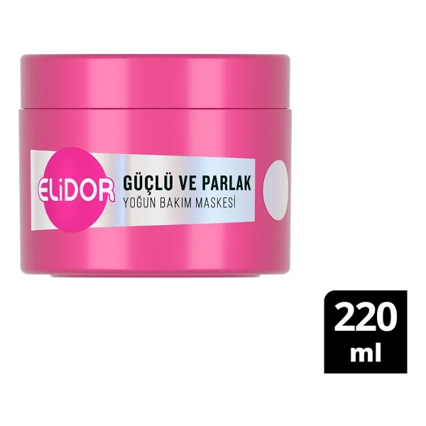 Elidor Güçlü ve Parlak Yoğun Bakım 220 ml Saç Maskesi - Görsel 2