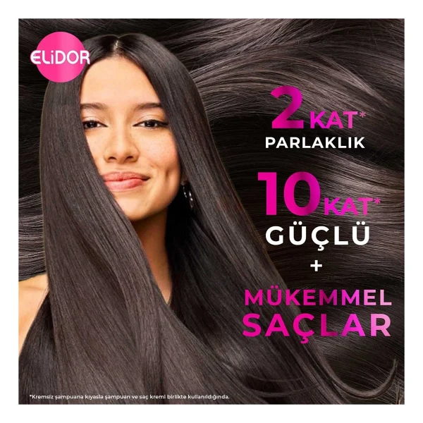 Elidor Güçlü ve Parlak Yoğun Bakım 220 ml Saç Maskesi - Görsel 5