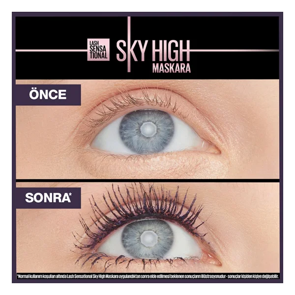 Maybelline New York Lash Sensational Sky High Plum Twilight Maskara - Görsel 4