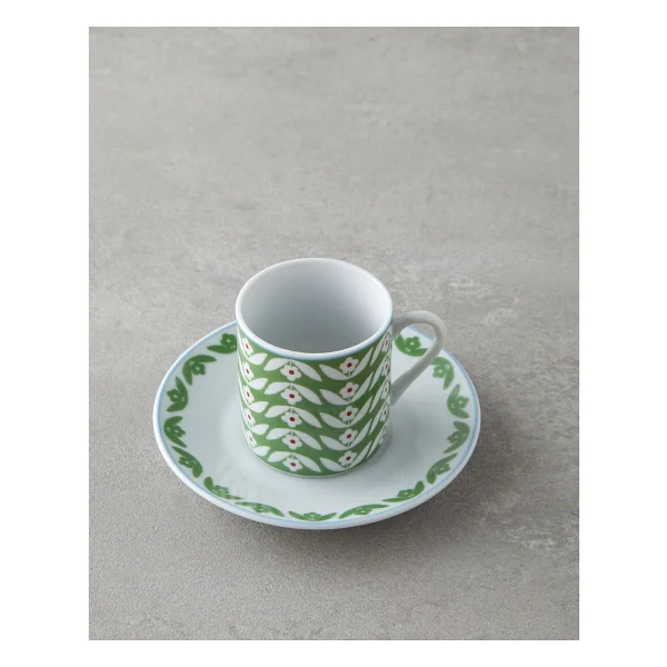 English Home Nixie Flowery 6 Kişilik Kahve Fincan Takımı - Görsel 3
