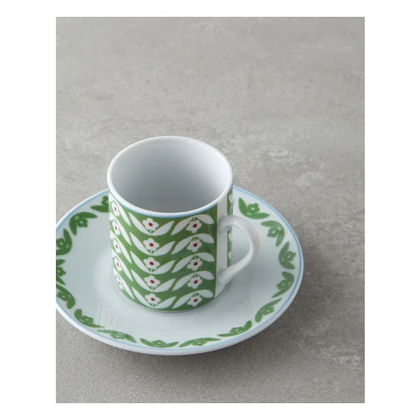 English Home Nixie Flowery 6 Kişilik Kahve Fincan Takımı - Görsel 4