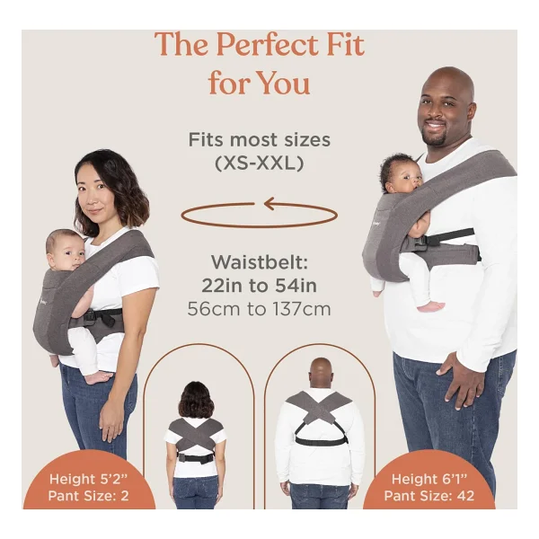 Ergobaby Embrace Heather Grey Kanguru - Görsel 7