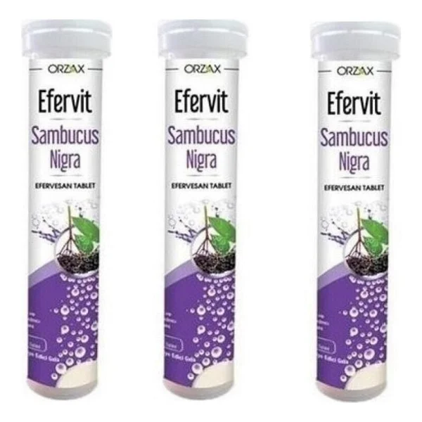 Efervit Sambucus Nigra 20 Efervesan Tablet 3 Adet - Görsel 2