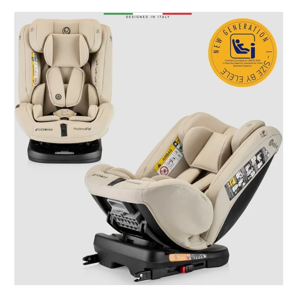 Elele ModenaFix 2 360° Dönebilen Isofixli 0-36 kg Oto Koltuğu - Görsel 10