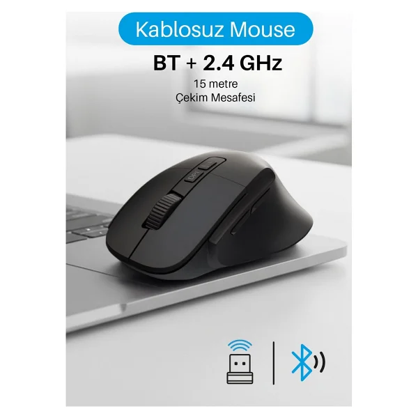 Piranha 7658 Optik Kablosuz Mouse - Görsel 4