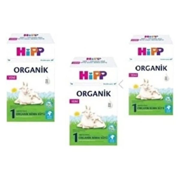 Hipp Organik 1 Keçi Sütü Bazlı Bebek Sütü 400 gr 3 Adet - Görsel 2
