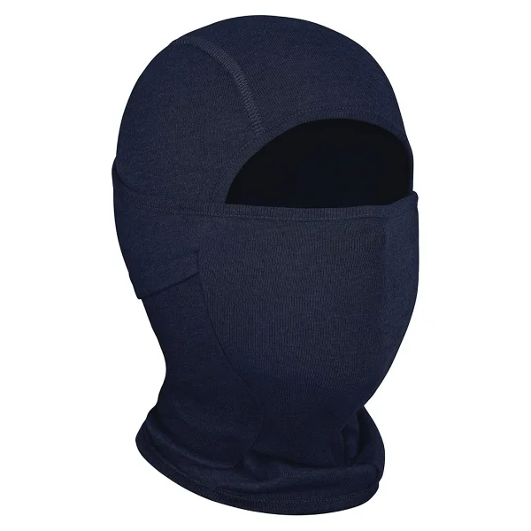 Thermoform Non Flame Master Lenzing FR / Kermel Aleve Dayanıklı Yüz Kar Maskesi, Ark Koruyucu Balaklava Lacivert - Görsel 2
