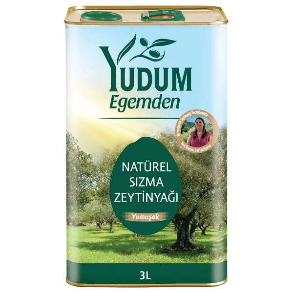Yudum Egemden Riviera 3 lt Teneke Zeytinyağı - Görsel 2