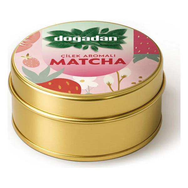 Doğadan Çilek Aromalı Matcha 25 gr - Görsel 2