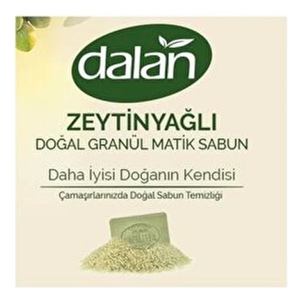 Dalan Doğal Granül Sabun Zeytinyağlı 1000 Gram 25 Yıkama Vegan Koku ile Bebekler İçin - 1 kg - Görsel 2