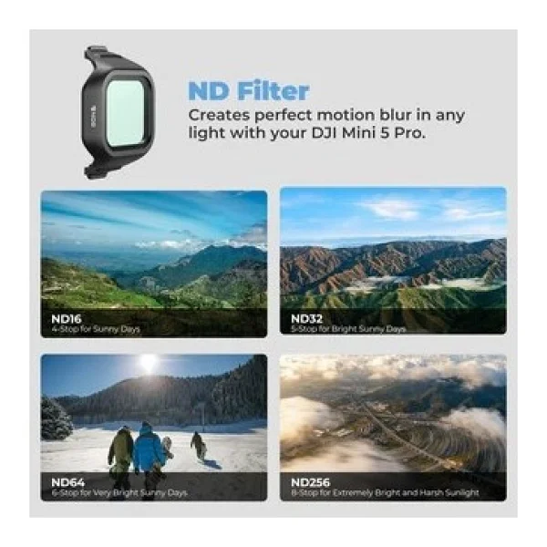 Freewell DJI Mini 5 Pro Mega Deal FW-MN5-MEGA 16'lı Filtre Seti - Görsel 7