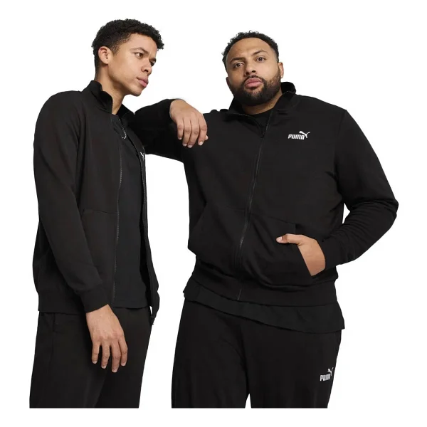 Puma Essentials No.1 682584-01 Siyah Erkek Eşofman Üstü - Görsel 7