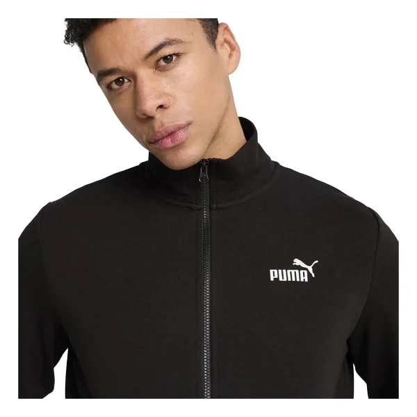 Puma Essentials No.1 682584-01 Siyah Erkek Eşofman Üstü - Görsel 9