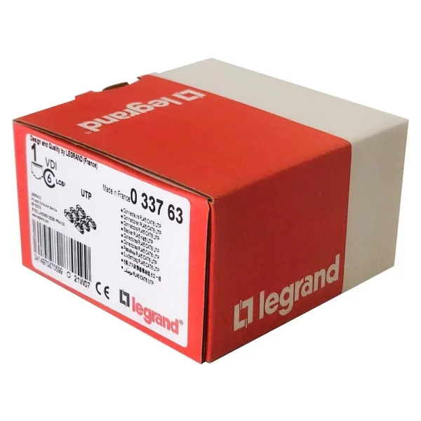 Legrand Connector 6 Lı Rj45 Takım 033763 Keystone Jack Konnektör 6 Adet Rj45 Box - Görsel 5