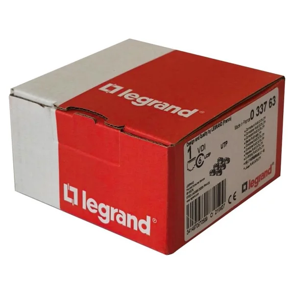 Legrand Connector 6 Lı Rj45 Takım 033763 Keystone Jack Konnektör 6 Adet Rj45 Box - Görsel 3
