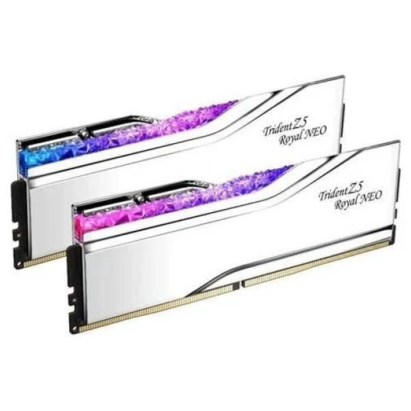 G.Skill Trident Z5 Royal Neo 64 GB (2x32) 6000 MHz CL26 F5-6000J2636H32GX2-TR5NS DDR5 Ram - Görsel 2