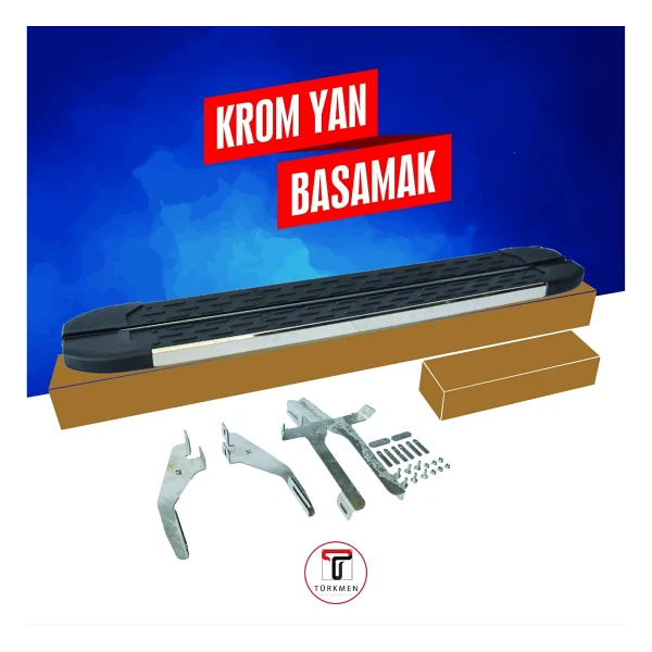 Türkmen Peugeot 3008 2 Krom Yan Basamak 183 Cm 2016-2023 - Görsel 3