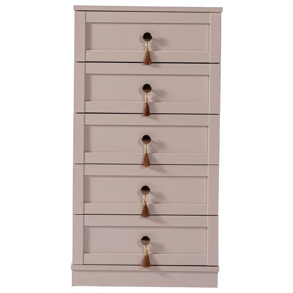 Edsy Home Doru 5 Çekmeceli Çamaşırlık - Bej - Görsel 7