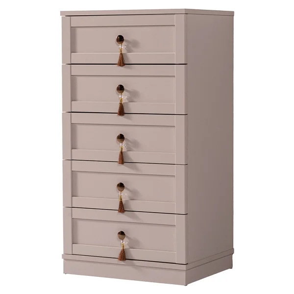 Edsy Home Doru 5 Çekmeceli Çamaşırlık - Bej - Görsel 2