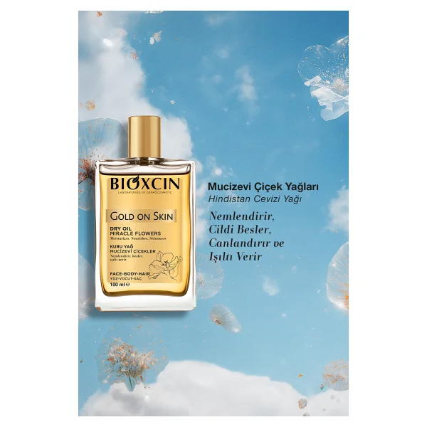 Bioxcin Gold on Skin Kuru 100 ml Vücut Yağı - Görsel 4