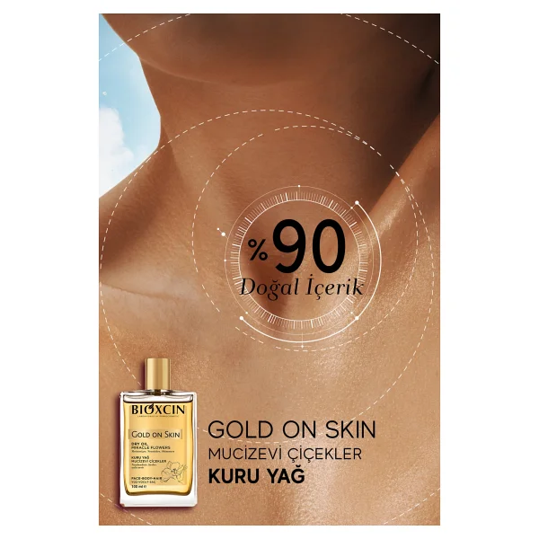 Bioxcin Gold on Skin Kuru 100 ml Vücut Yağı - Görsel 6
