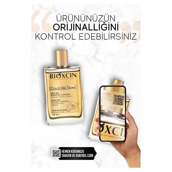 Bioxcin Gold on Skin Kuru 100 ml Vücut Yağı - Görsel 10