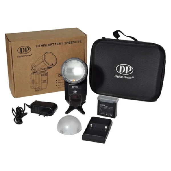 DP -V2 Bataryalı Tepe Flaşı (CANON - NİKON UYUMLU) - Görsel 6