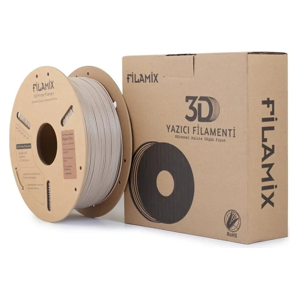 Filamix Hyper Speed PLA 1.75 mm 1 kg Açık Kahve Filament - Görsel 5