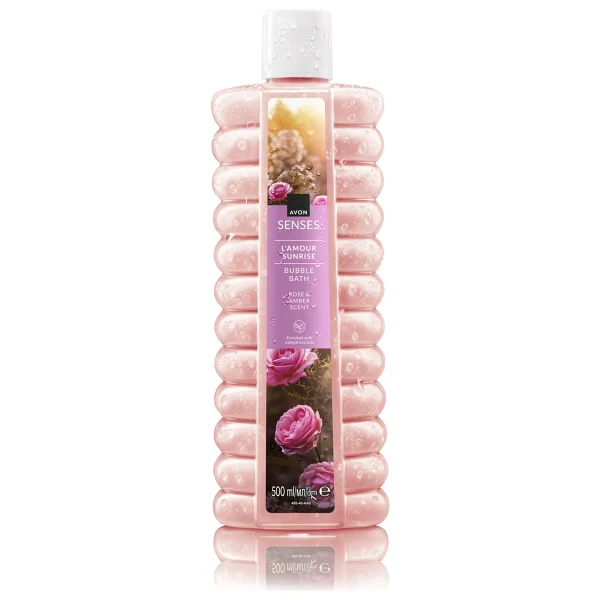 Avon L'Amour Sunrise Gül ve Kehribar Kokulu 500 ml Banyo Köpüğü - Görsel 5
