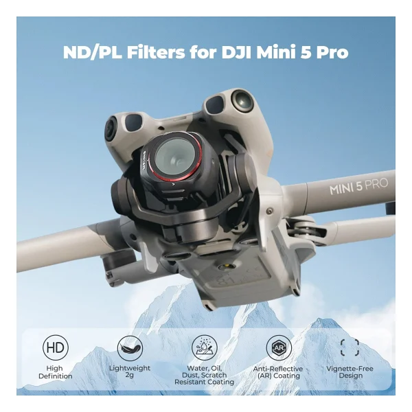 Freewell DJI Mini 5 Pro Bright Day FW-MN5-BRG 6'lı Filtre Seti - Görsel 5