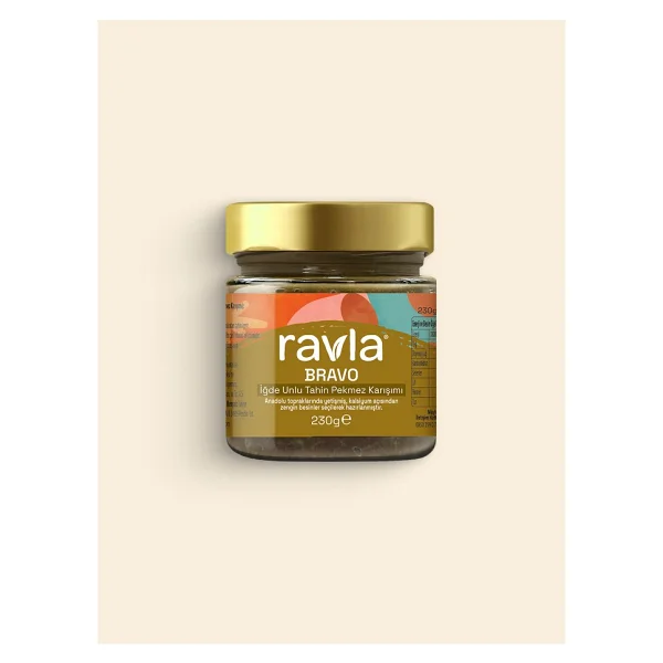 Ravla Bravo İğde Unlu Tahin Pekmez Karışımı 230 gr - Görsel 6