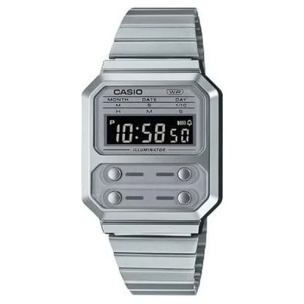 Casio A100WE-7BDF Erkek Kol Saati - Görsel 3