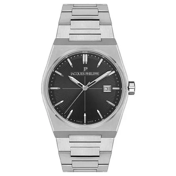 Jacques Philippe Aurora JPQGS421316 Gümüş-Siyah Erkek Kol Saati - Görsel 8