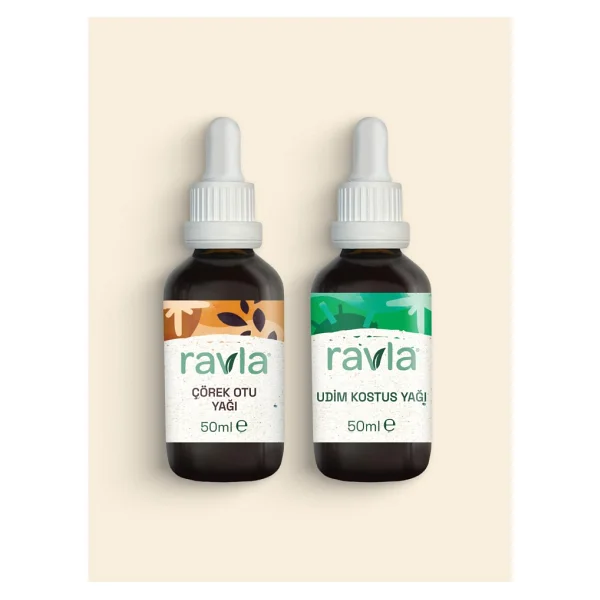 Ravla 2'li Ürün - Udim Kostus Yağı - 50ml / Çörekotu Yağı 50ml - 100 ml - Görsel 8