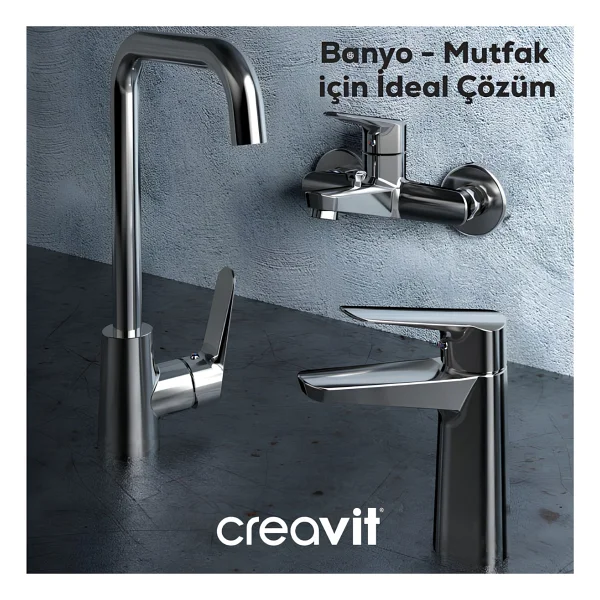 Creavit Bevel BV8500 Mutfak Bataryası - Görsel 7