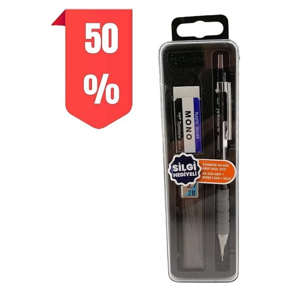 Tombow SH-300 Grip Siyah 0.7 mm Versatil Uçlu Kalem Seti - Görsel 3