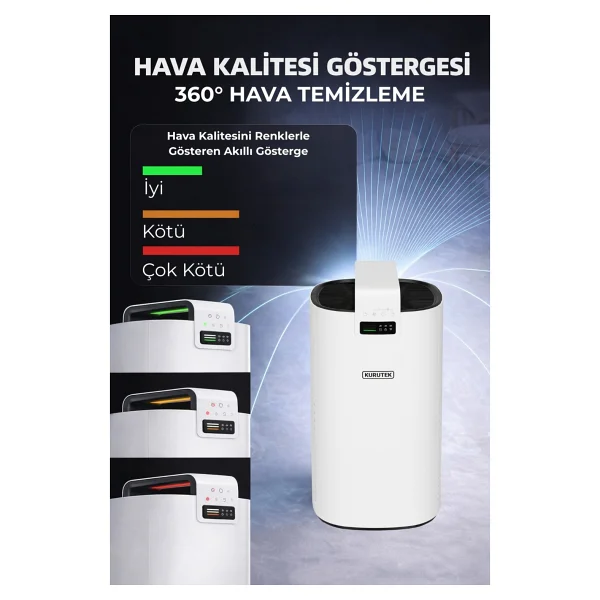 Kurutek HEPA+ CARBON Smart HT50 Hava Temizleyici - Görsel 4