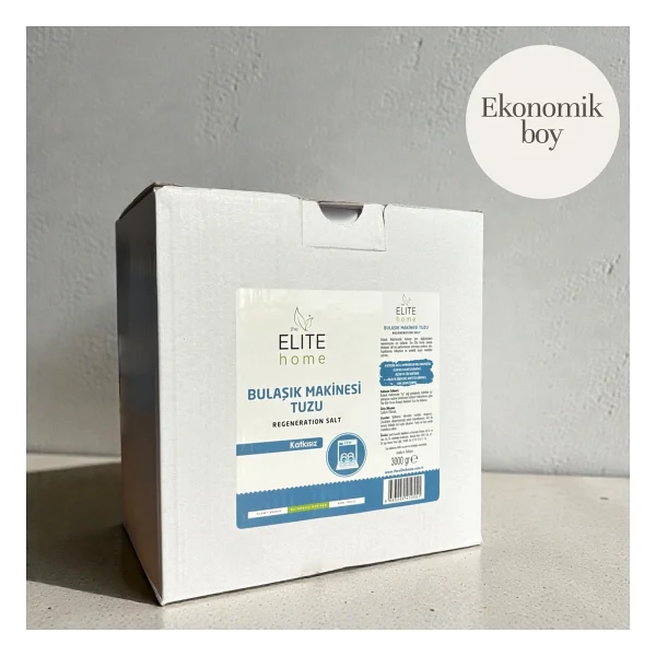 the Elite Home Bulaşık Makinesi Tuzu 3 Kg Doğal Saf Tuz - Kireç Önleme - Makina Koruma - Görsel 5