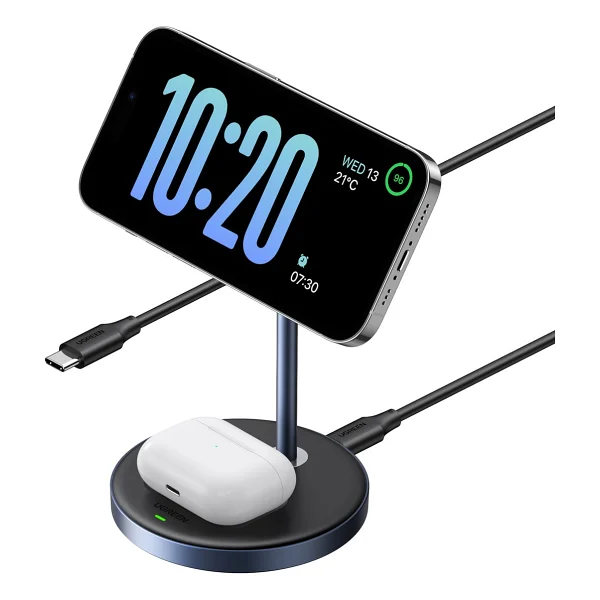 Ugreen 90668 2in1 MagSafe Kablosuz Şarj Aleti - Görsel 7