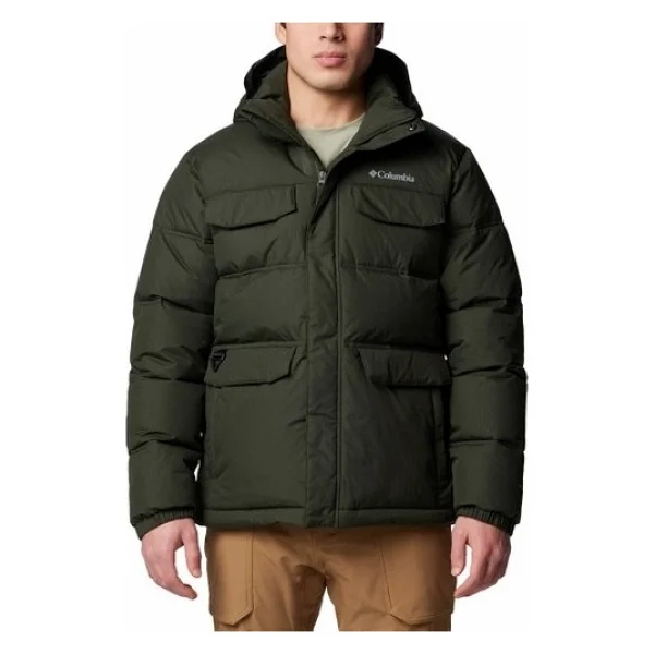 Columbia Landroamer Puffer WM4552-010 Kapüşonlu Siyah Erkek Şİşme Mont - Görsel 4