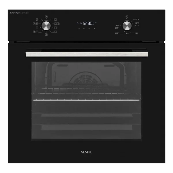 Vestel AF-7841 S Siyah Ankastre Fırın - Görsel 2