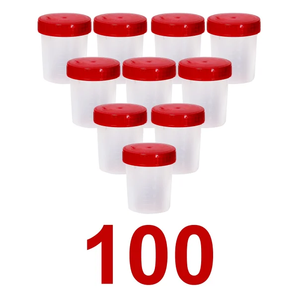 Atel-San Idrar Numune Kabı STERIL-100 ml - 100 Adet - Görsel 5