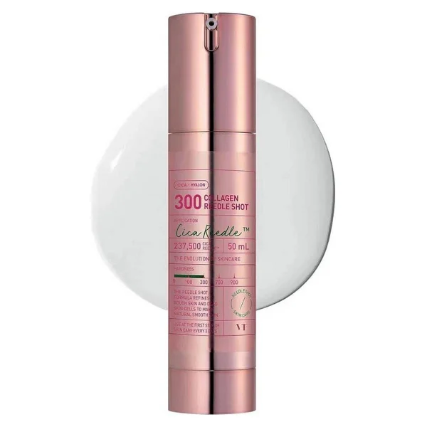 VT Cosmetics Collagen Reedle Shot 300 Sıkılık ve Elastikiyet için 50 ml Yüz Serumu - Görsel 7
